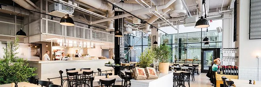 摩斯国际助力斯德哥尔摩的法国工业风餐厅Usine