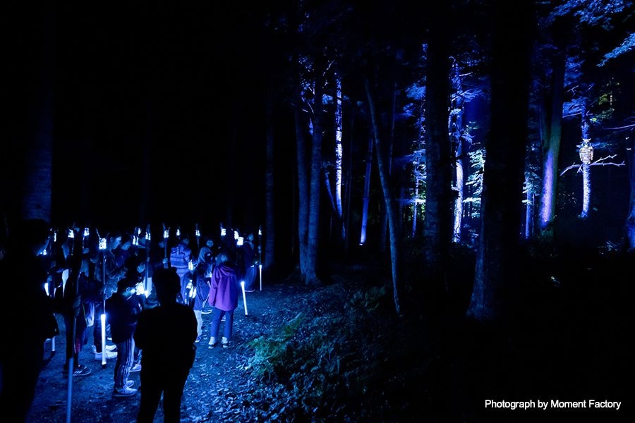 案例｜摩斯国际为壮观的Kamuy Lumina魔法夜行旅游项目提供配乐设备