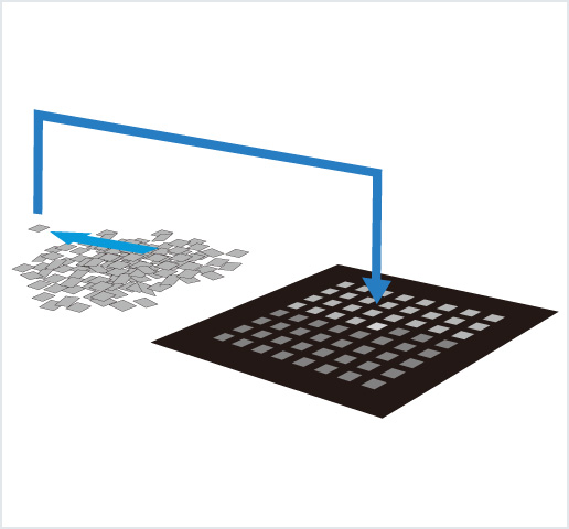 ［Image］Tray setter： 小尺寸单片用托盘排列机